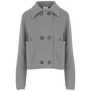 Allude Sophisticated Wool And Cashmere Jacket With Double-Breasted Closure - NWT